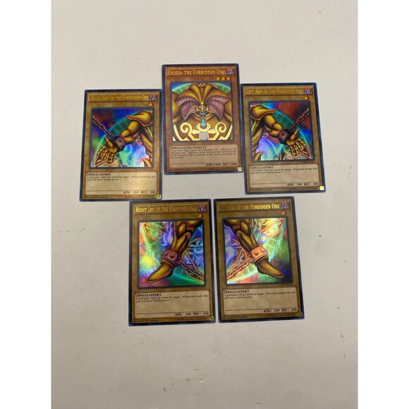 Konami Other - Yu-Gi-Oh Exodia the Forbidden One Ultra Rare Complete set YGLD Nm/M